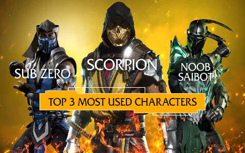 Mortal Kombat 11 y sus personajes más usados