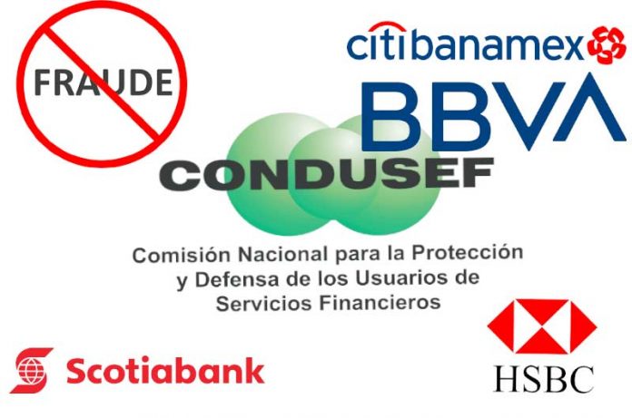 Esto son los bancos con más fraudes en México