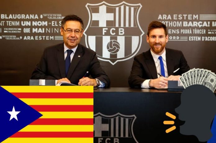Messi Obligado a aprender catalán por contrato.