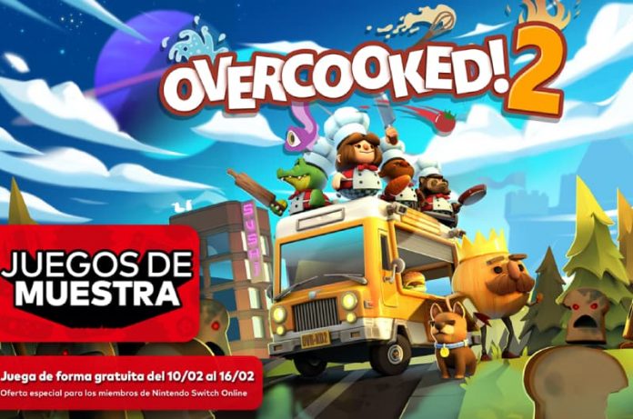 Overcooked 2 gratis para Switch Online