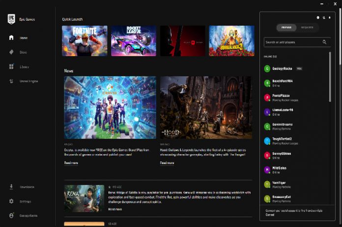 Epic Games Store tendrá nueva función como Discord