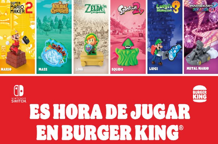 Nintendo y Burguer King harán colaboración en juguetes