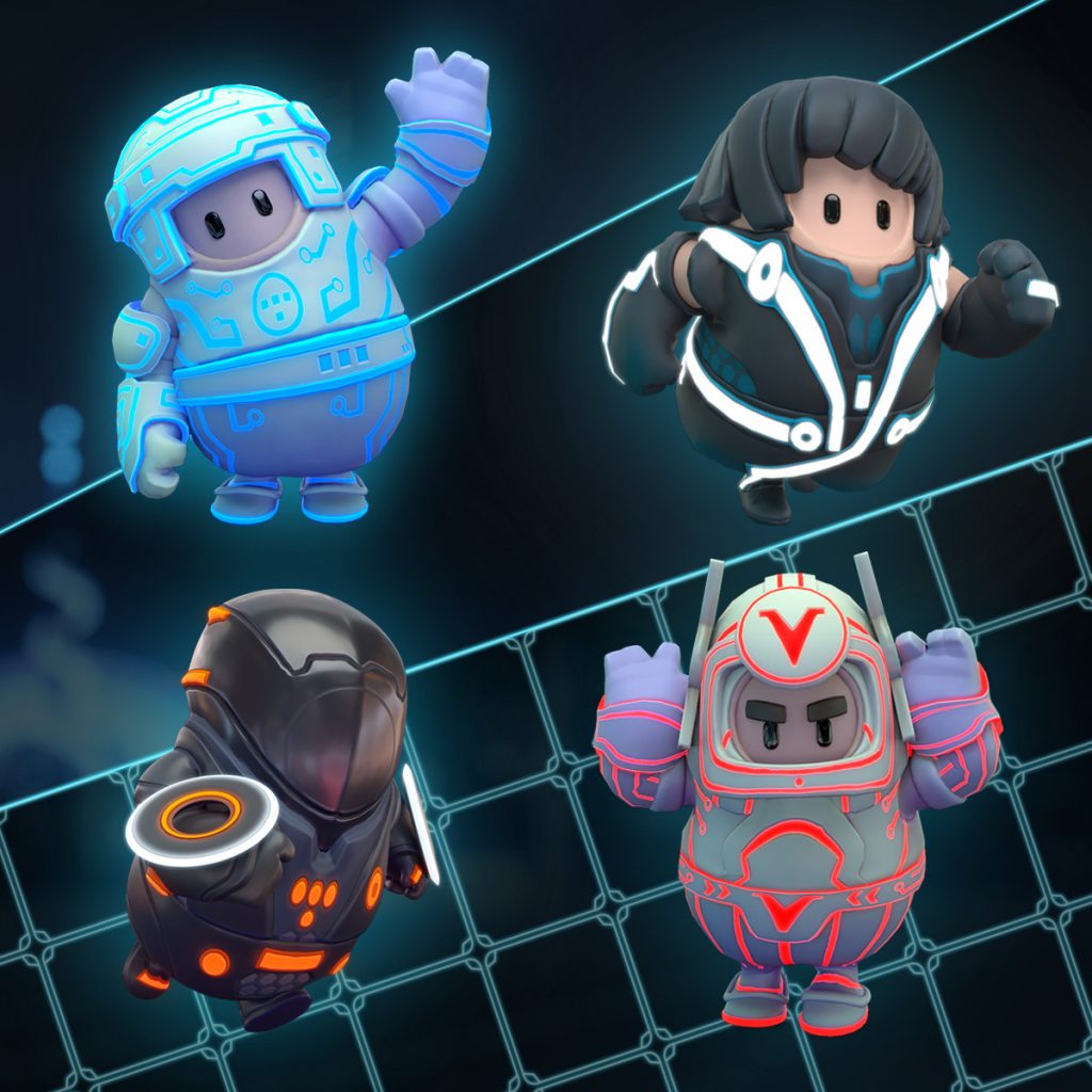 Adorables skins de Tron llegaran a Fall Guys 1