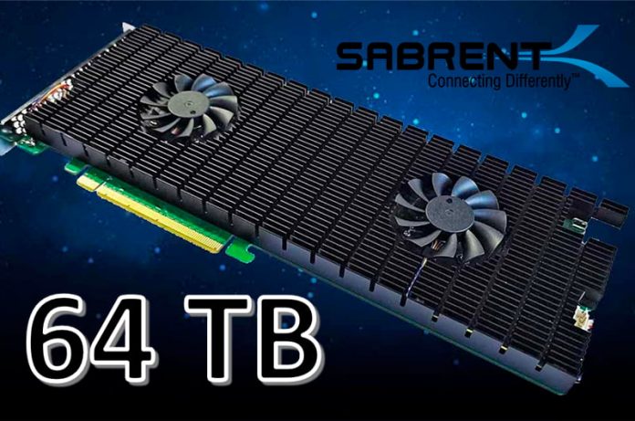 Nuevo SSD NVMe de 64 TB de Sabrent
