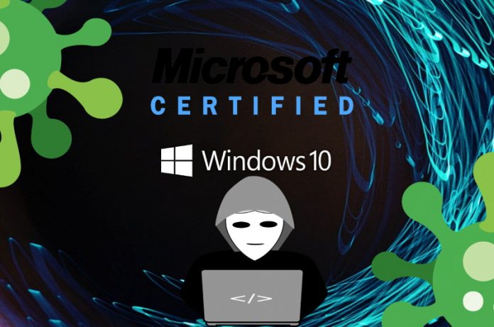 Virus no detectado fue certificado por Microsoft