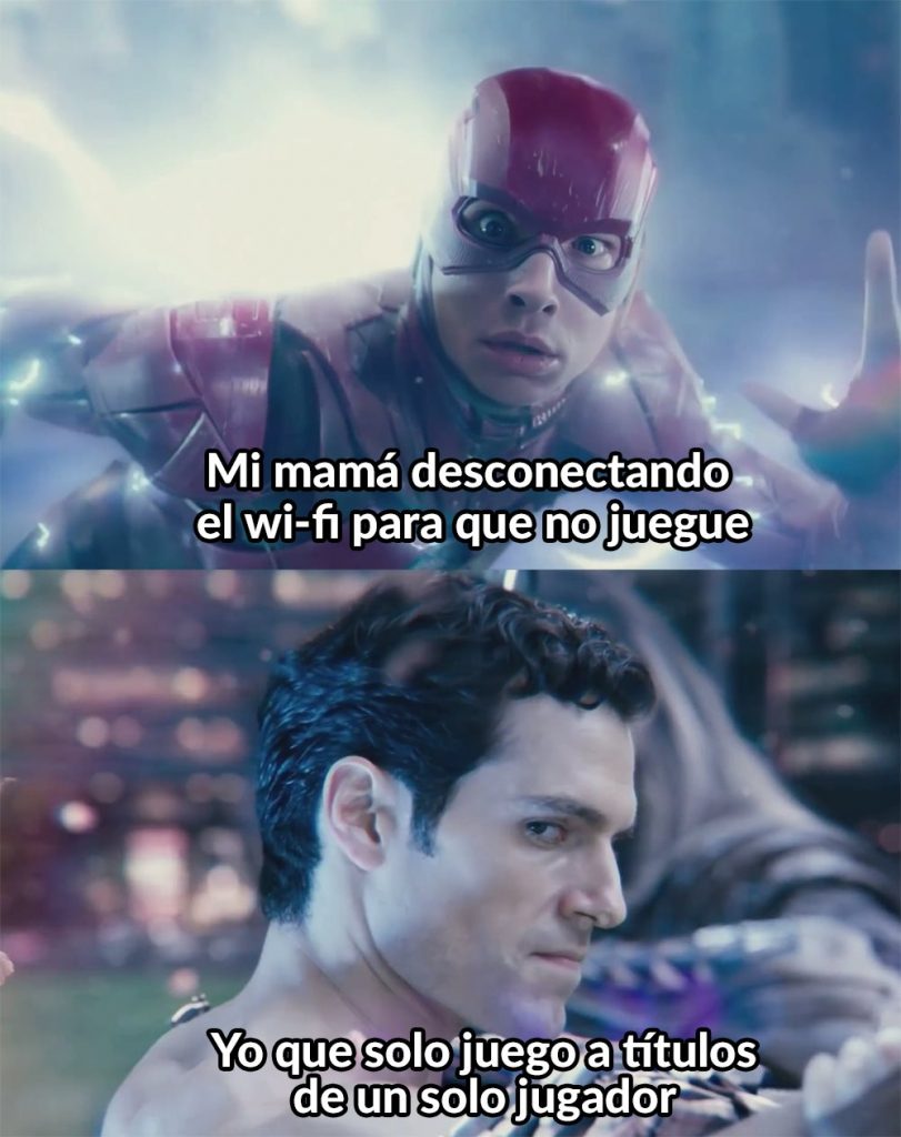 MEME VIDEOJUEGO FLASH Y SUPERMAN