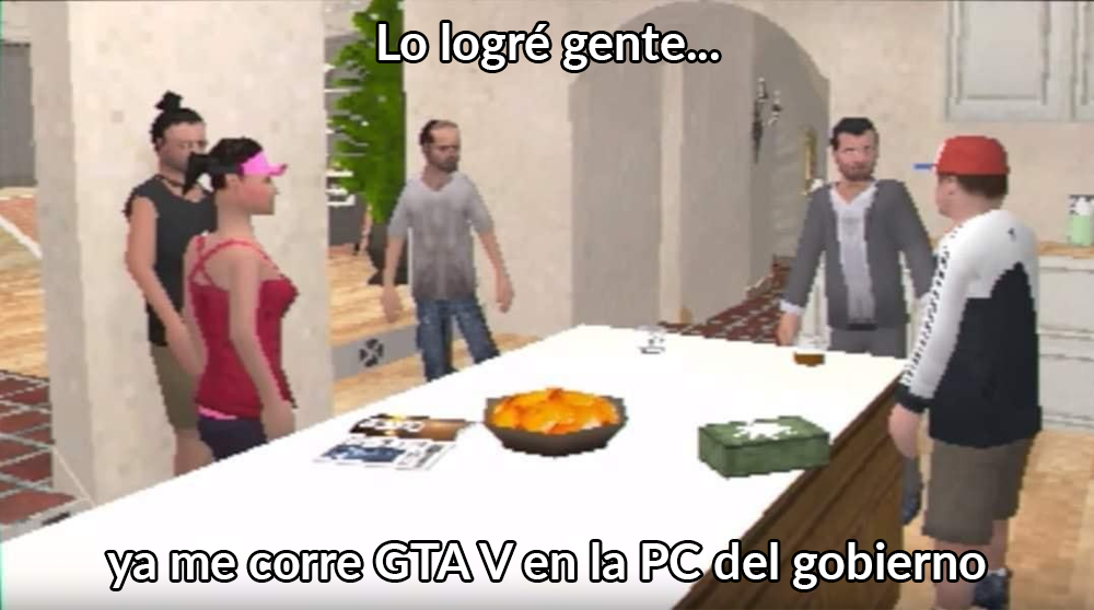 MEME VIDEOJUEGO GTA V PC DEL GOBIERNO