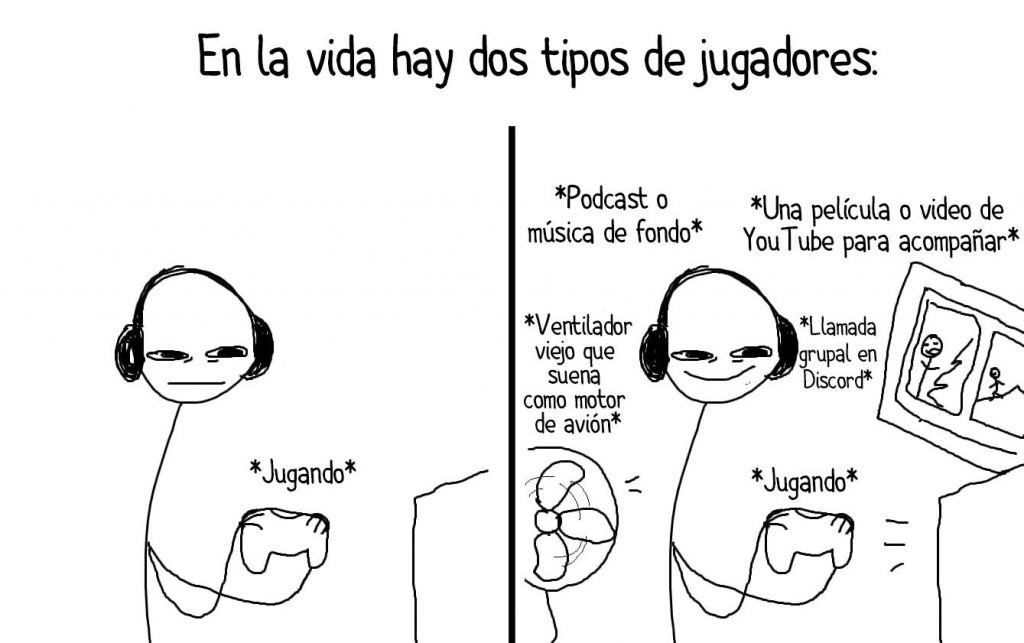 MEME VIDEOJUEGO HAY DOS TIPOS DE JUGADORES