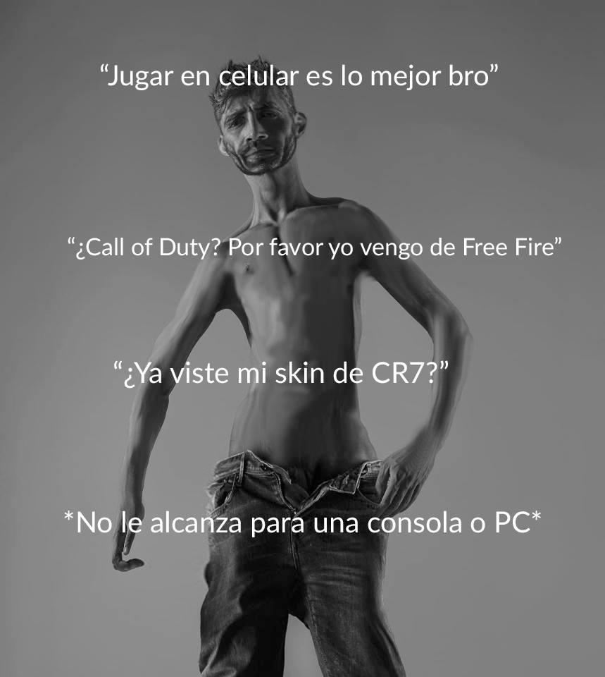 MEME VIDEOJUEGO JUGADOR DE FREE FIRE