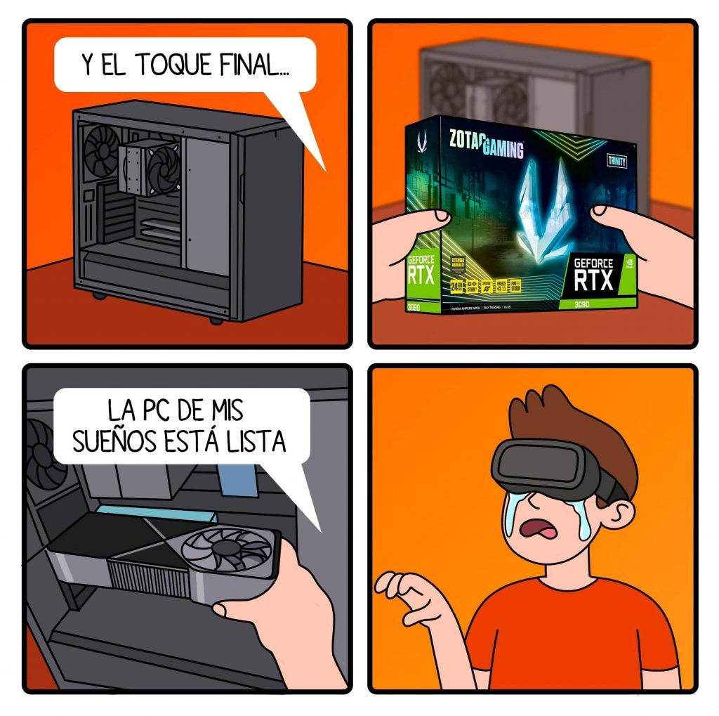 MEME VIDEOJUEGO PC GAMER VR