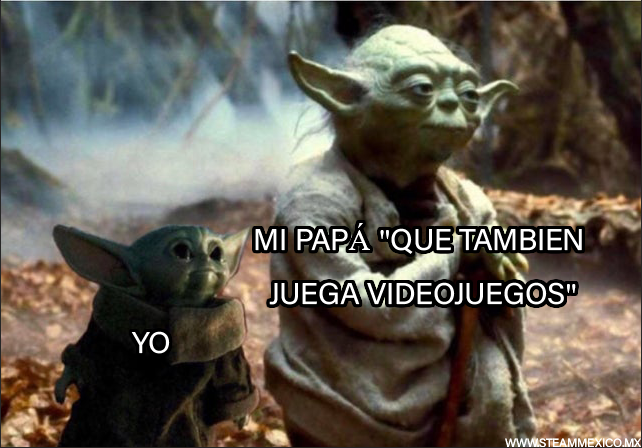 MEME VIDEOJUEGO YODA Y BABY YODA
