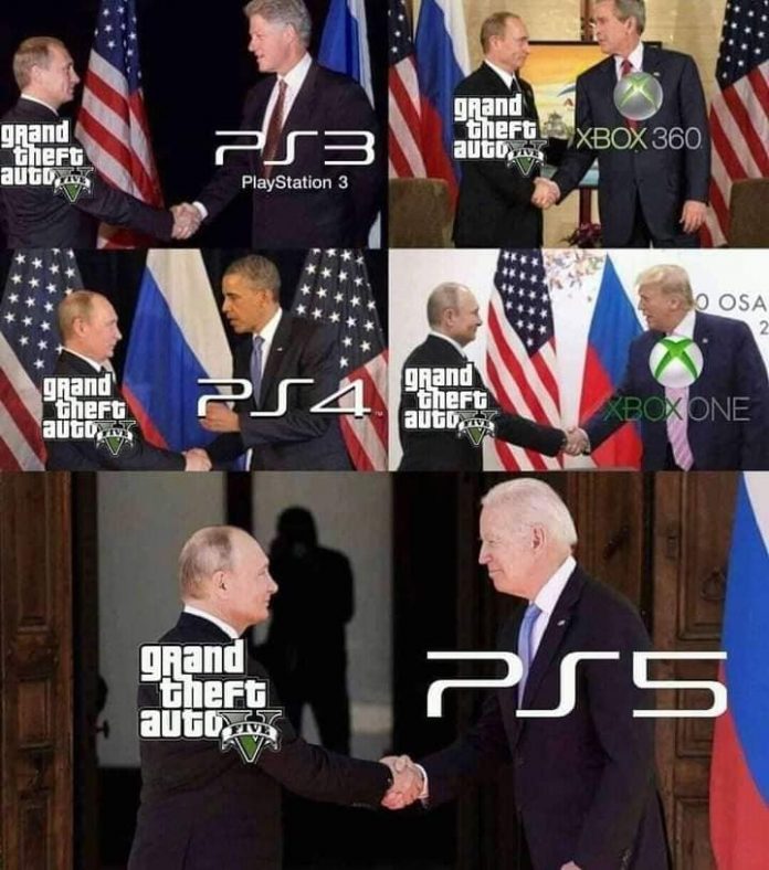 MEME VIDEOJUEGOS GTA V VLADIMIR PUTIN ES ETERNO