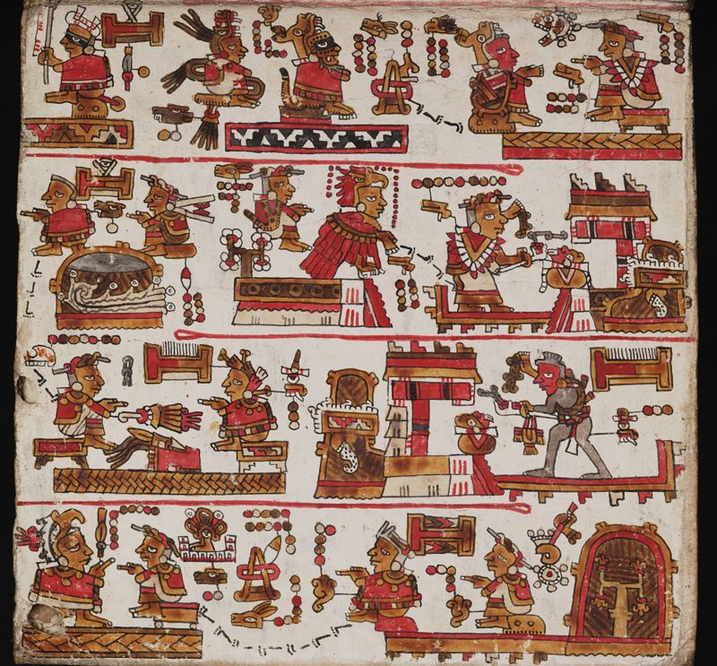 Revelan los secretos escondidos bajo sus paginas Códice de Selden, uno de los 5 libros que nos ilustran la civilización Mixteca