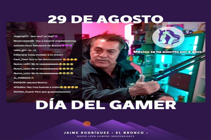 El Bronco presentó su Sexto informe de Gobierno a través de Twitch