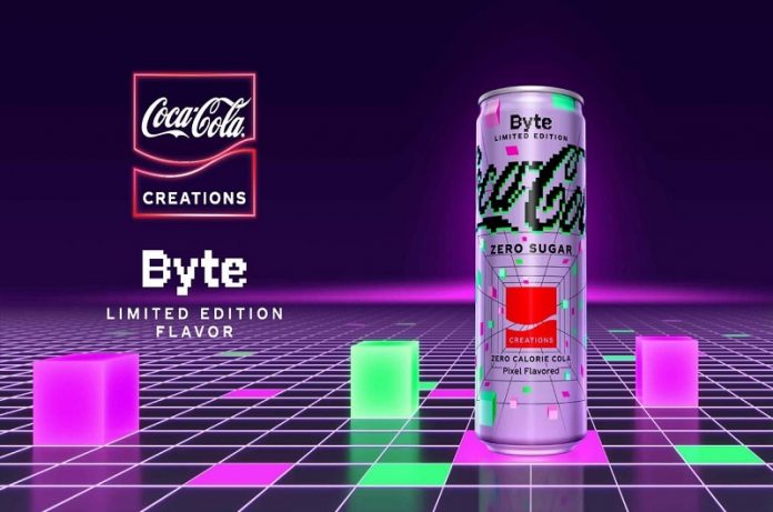 Coca-Cola Zero Sugar Byte una bebida con sabor a píxel que llegará primero al metaverso y posteriomente a la realidad